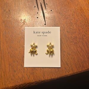Kate Spade - god elephant / star earrings (winter carnival)